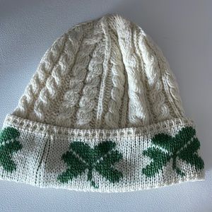 Merino wool shamrock hat (made in Ireland!)